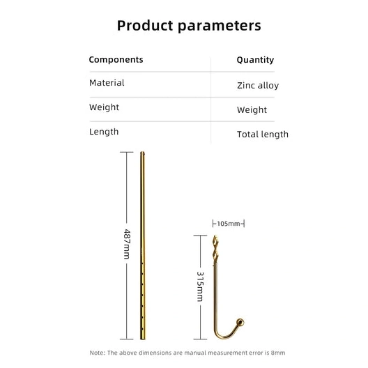 Golden Hook Set 3867 Adjustable Anal AllNight LOCKINK 0325